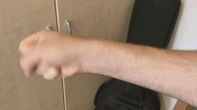 Experiment 2: clenched fist